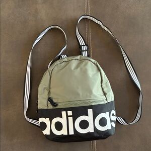 Adidas Mini Backpack Olive and Black